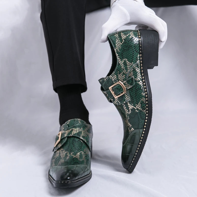 Visco Oxford Dress Fashion Man Business Shoe Handmade Wedding Man Shoe Designer Formal Leather Shoes Luxury Party Prom Formal Shoes