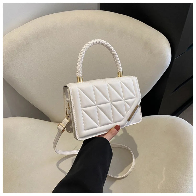 Maxy New Fashion Shoulder Bag Plaid PU Leather Ladies Handbags Designer Crossbody Bags For Women