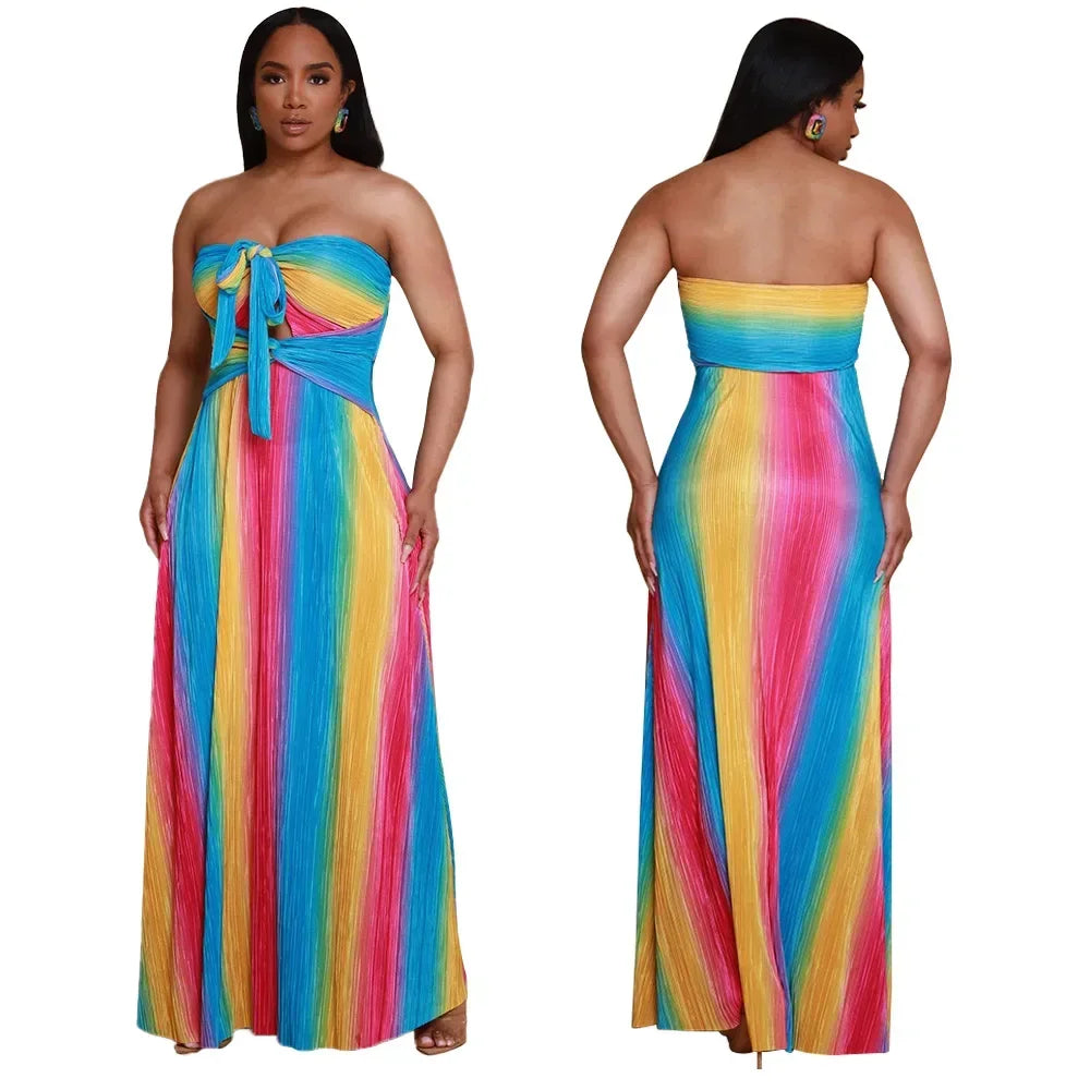 Babs Elegant Dresses For Women Dashiki Summer Autumn Macy Dress Ladies Traditional African Clothing Fairy Long Dress