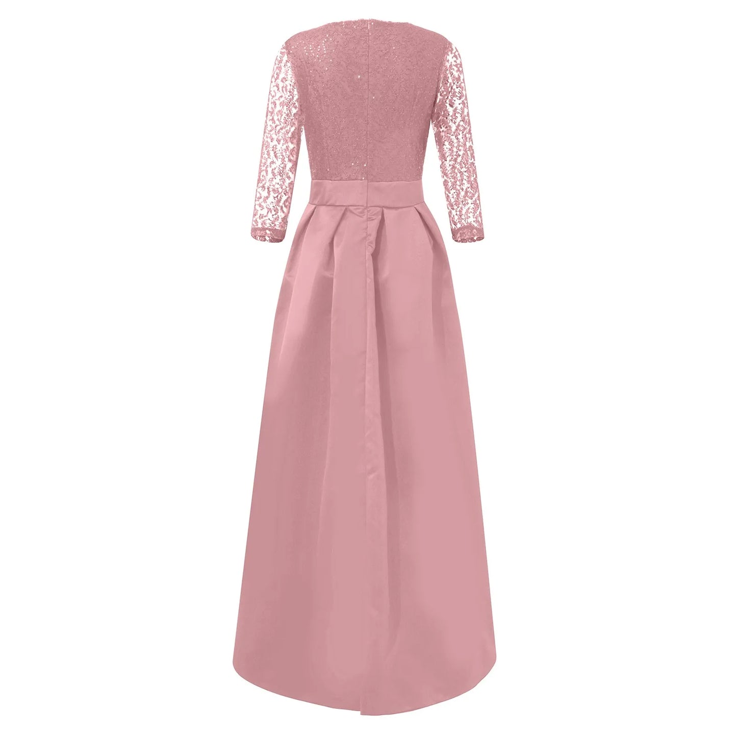 Maxy Women's Elegant Evening Dresses Women's Fashionable Long Dresses Trailing Evening Dresses Solid Color Floor-Length Dresses