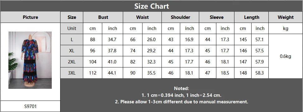 Macy Long Sleeve Chiffon Evening Dresses Women African Dashiki Print Robe Dubai Abayas Wedding Party Birthday Gown Plus Size Clothing