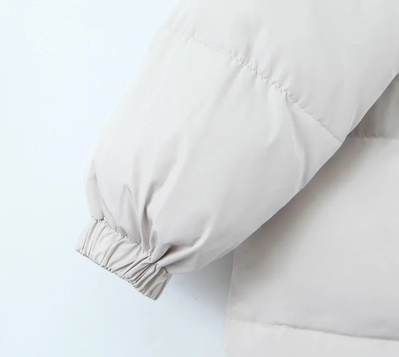 Macy Fashion Over-the-knee Mid-length Quilt Cotton-padded Jacket Plus Size Women's Winter Good Quality Korean Style Large Parka
