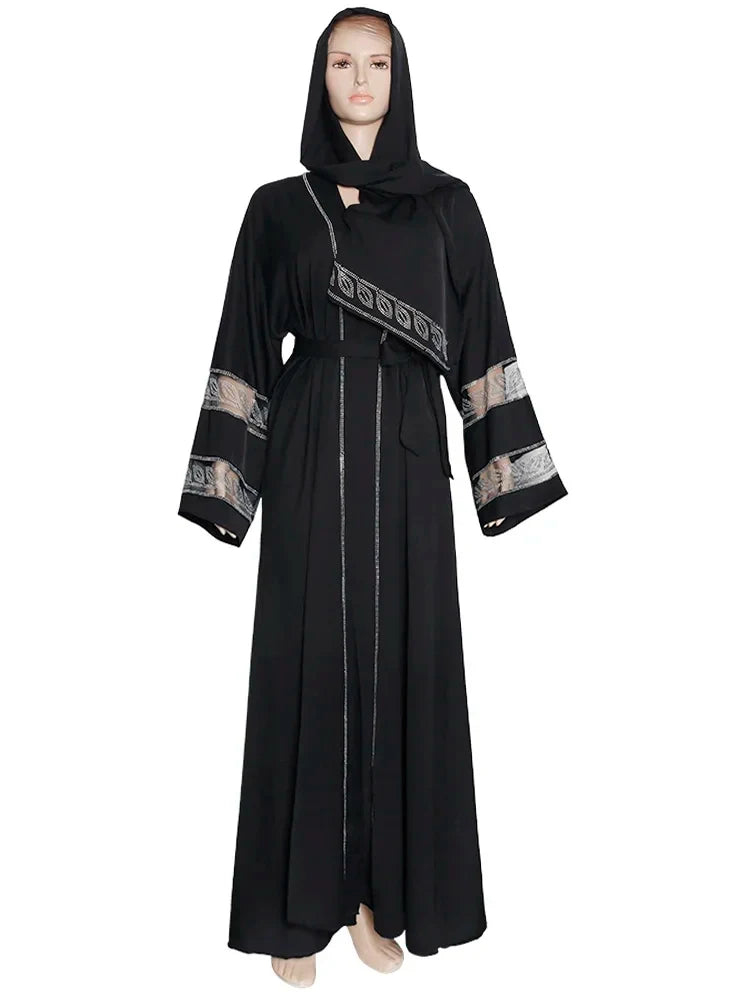 Macy Dubai Luxury Wedding Party Evening Gown Muslim Woman Dress Elegant Long Sleeve Robe Islamic Clothing African Boubou