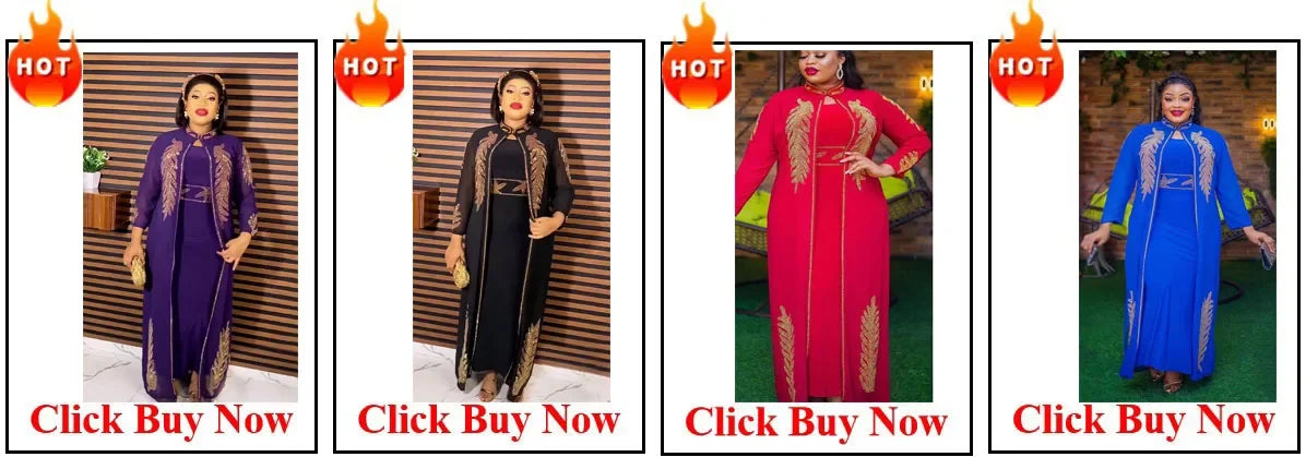 Maxy Plus Size African Dresses for Women L-4XL Autumn Fashion Africa Long Sleeve V-neck Long Maxy Dress Gowns Outfits Africa Clothing