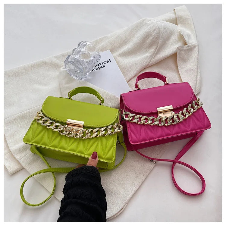 Maxy New Designer Shoulder Bag Fashion Chain Crossbody Bags For Women Brand Ladies Handbags And Purses