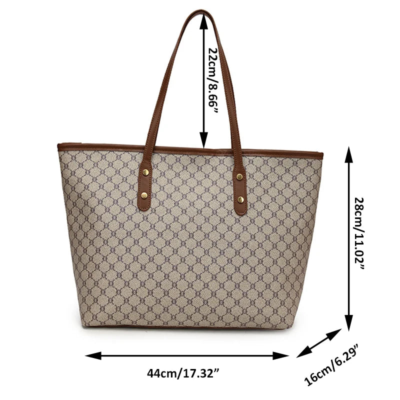 Maxy High End High-capacity Bag For Women, New Trendy Tote Bag, Versatile Commuting Texture Portable Shoulder Bag