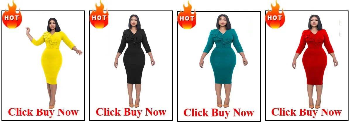 Maxy Plus Size African Dresses for Women L-4XL Autumn Fashion Africa Long Sleeve V-neck Long Maxy Dress Gowns Outfits Africa Clothing