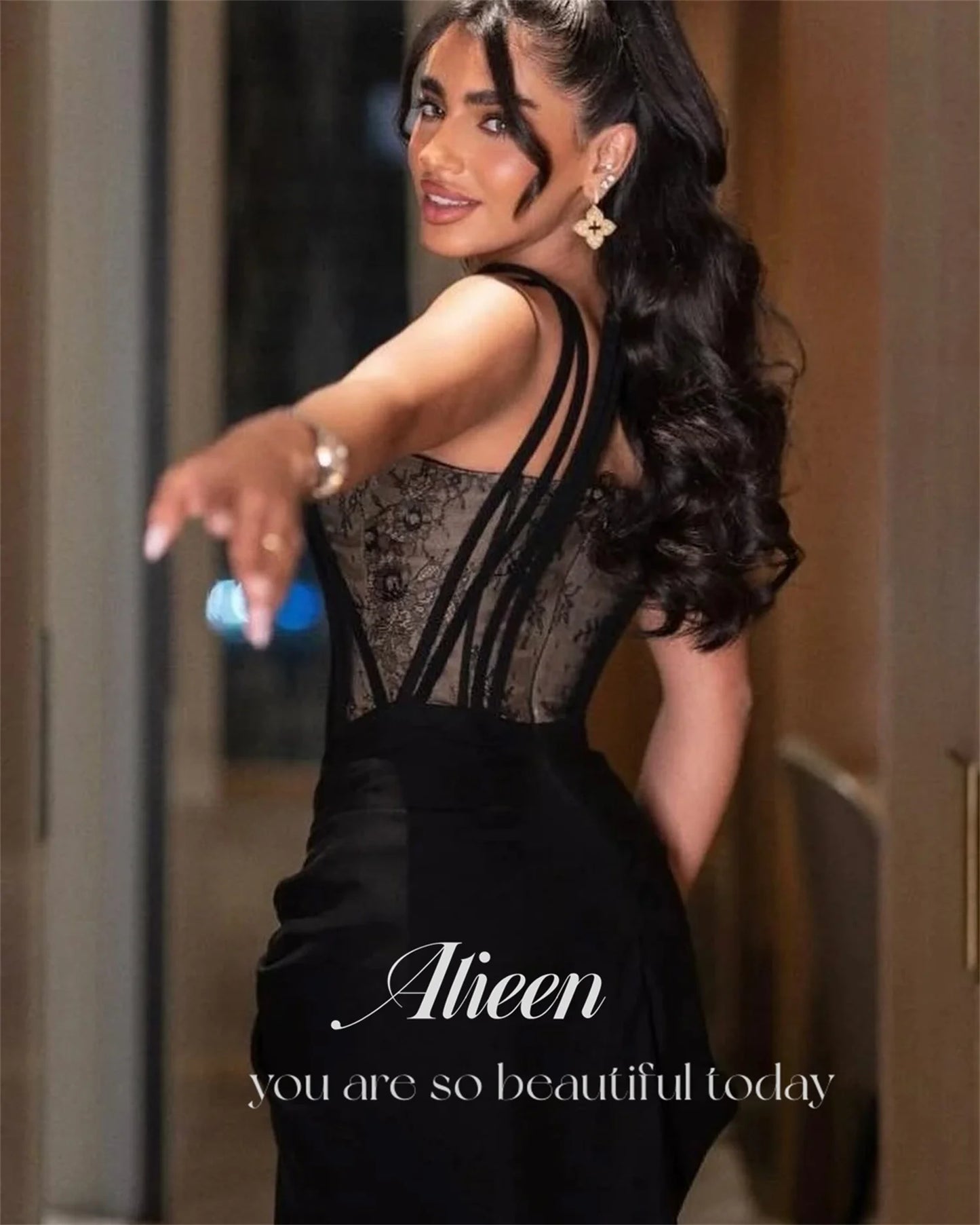 Maxy Aileen Customized Elegant Evening Dresses for Women Luxury Evening Dresses 2025 New Black Wedding Dress Special Occasions Prom