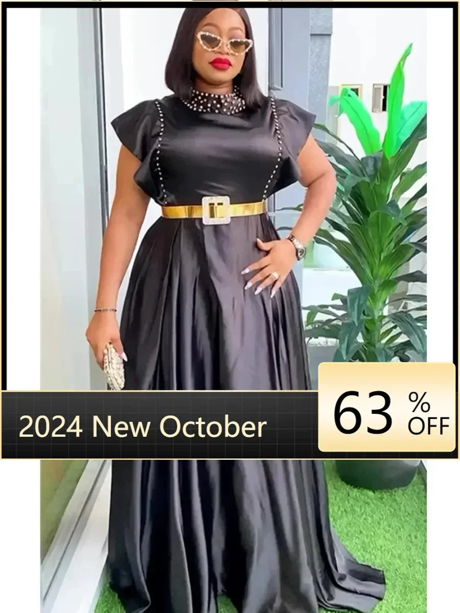 Babs Elegant Dresses For Women Summer Fashion Sleeveless Wedding Party Long Dress Plus Size Evening Gown Ladies Clothing
