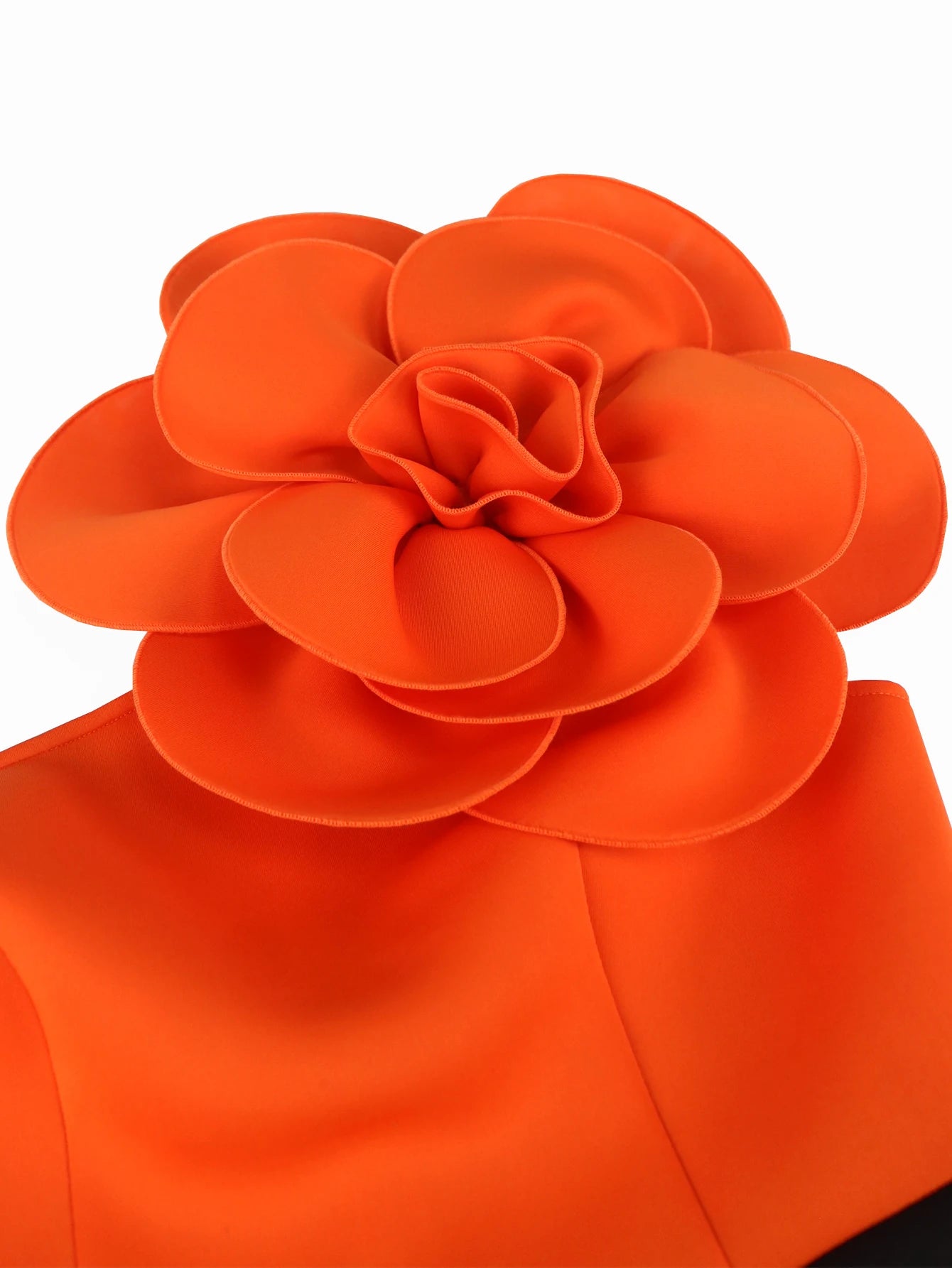 Babs One Shoulder Big Flowers Party Dress For Women Patchwork Color Block Evening Occasion Gowns Female Summer Night Date