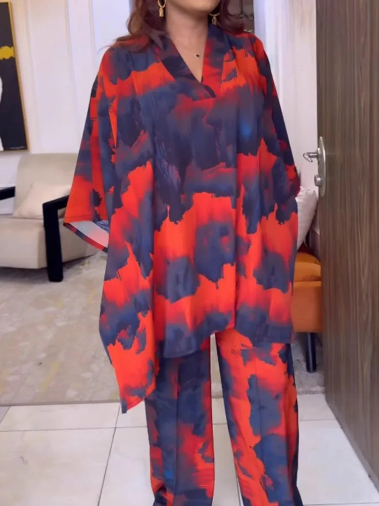 Maxy 2 Piece Women Sets New Arrival Plus Size Spring Autumn Matching Sets Top And Pants Suits Outfits Oversized Clothing