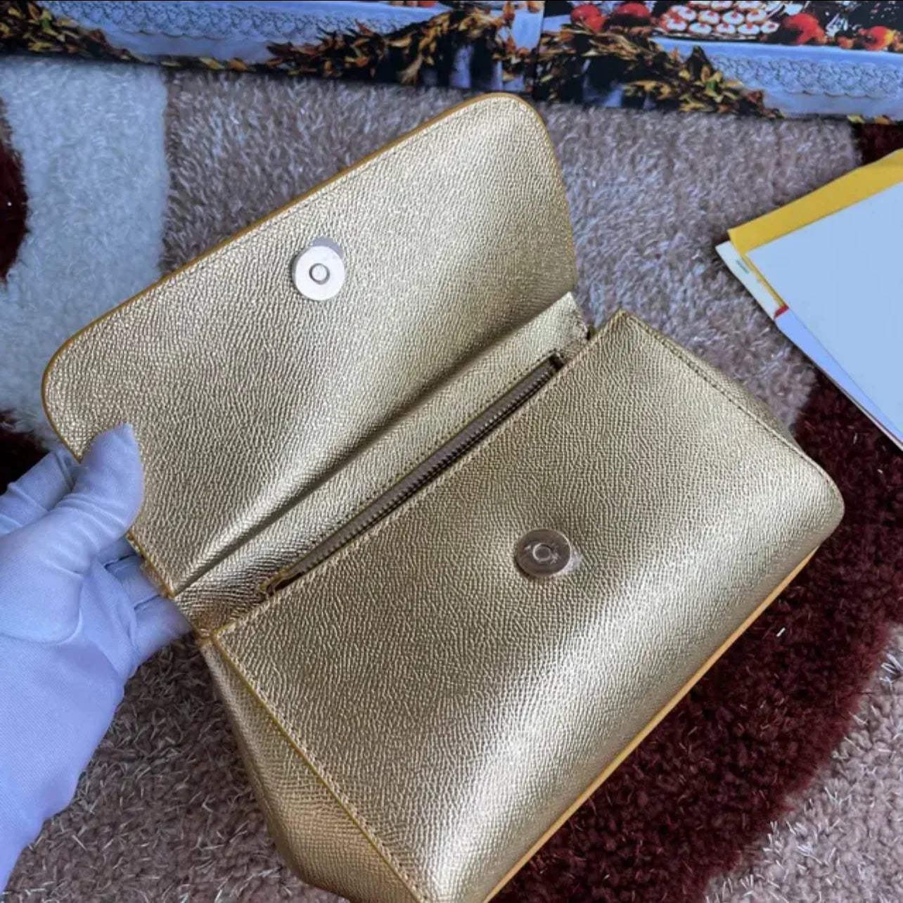 Maxy New Handprint Cowhide Bags For Women Luxury Designer Shoulder Bag Fashion Ladies Handbags