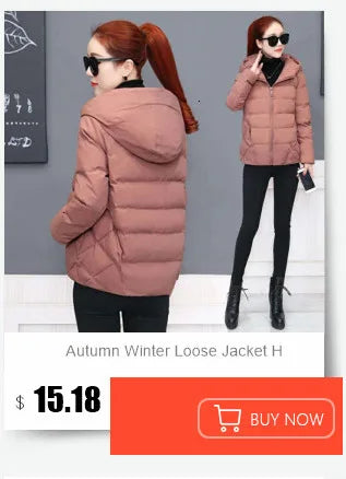New Korean Gracy Down Cotton Coat Women Long Winter Puffer Parkas Thicken Warm Hooded Cotton-Padded Jacket Coat Zipper Overcoat