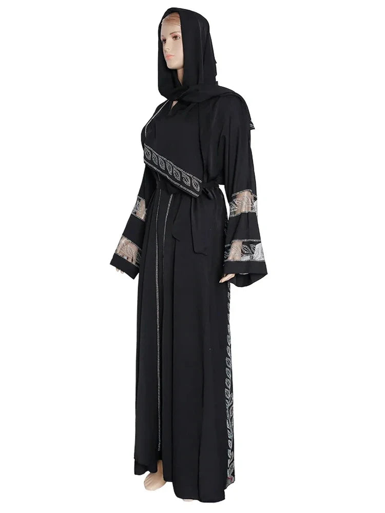 Macy Dubai Luxury Wedding Party Evening Gown Muslim Woman Dress Elegant Long Sleeve Robe Islamic Clothing African Boubou