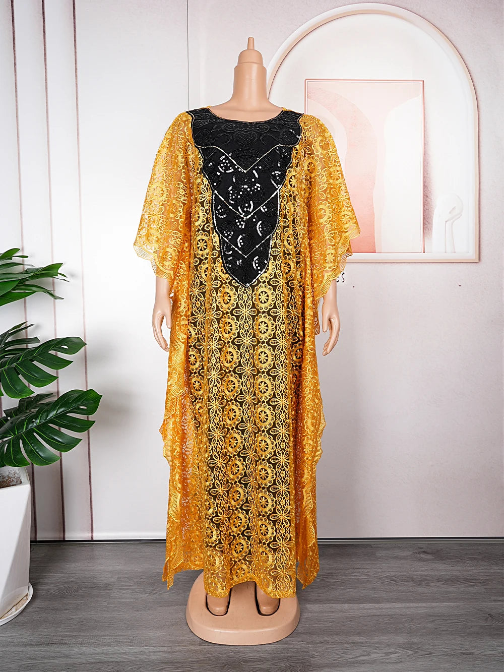 Babs Elegant Dresses for Women Muslim Fashion Boubou Abayas Robe Dashiki Ankara Lace Outfits Evening Gown Kaftan Dress