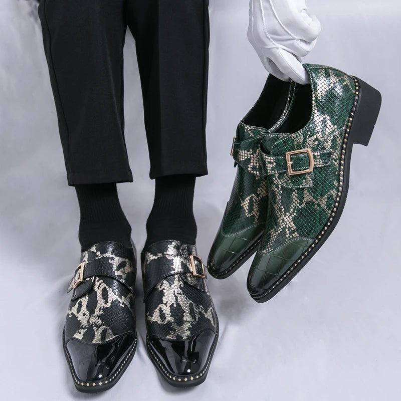 Visco Oxford Dress Fashion Man Business Shoe Handmade Wedding Man Shoe Designer Formal Leather Shoes Luxury Party Prom Formal Shoes