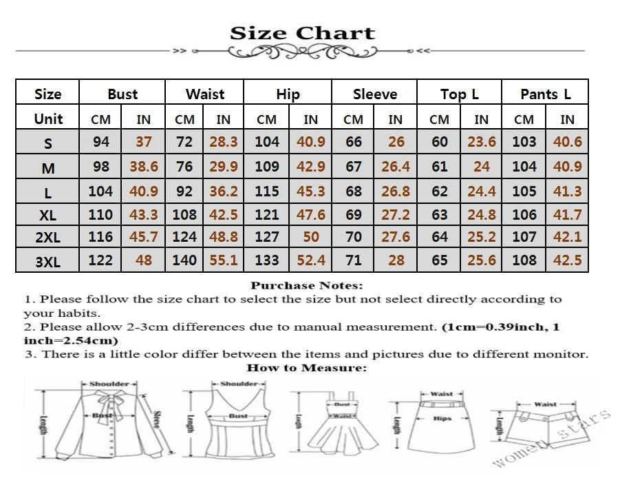 Macy Women Clothing Autumn Winter New Fashion Loose Print Long Sleeved Shirt Wide Leg Pants