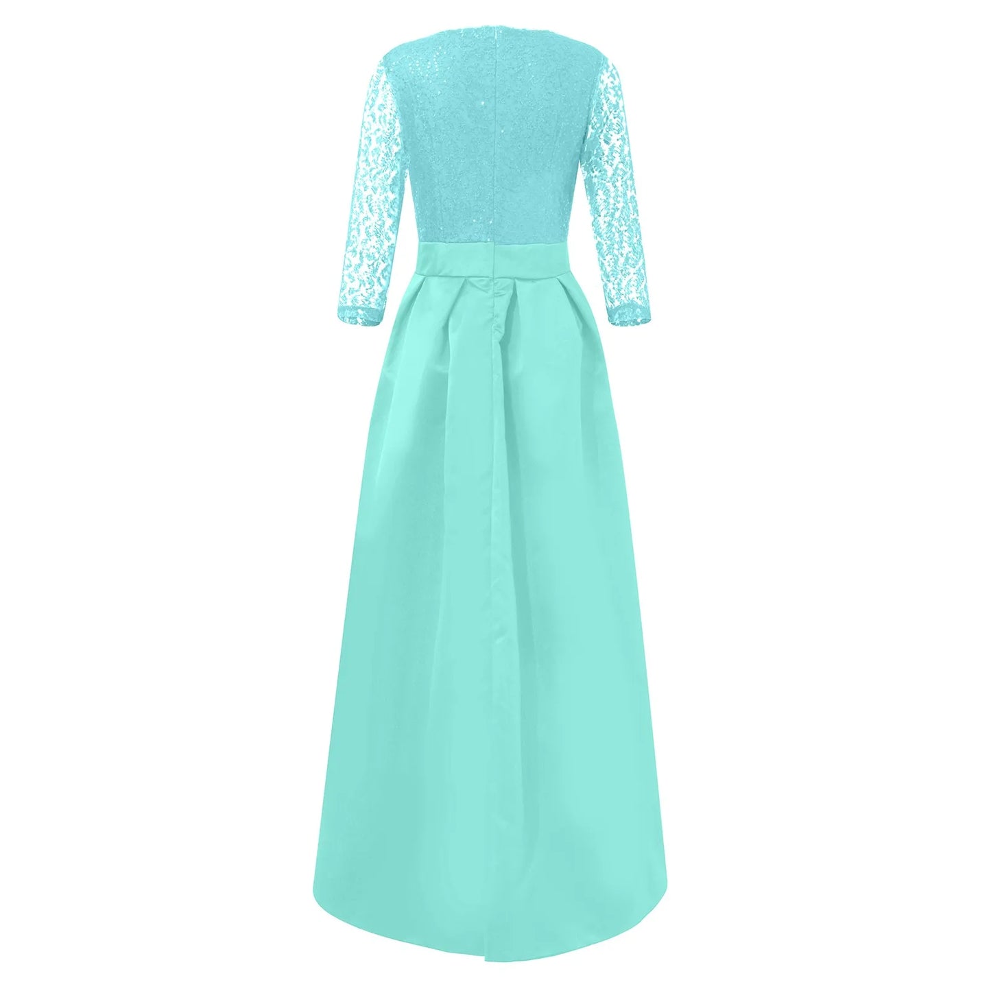 Maxy Women's Elegant Evening Dresses Women's Fashionable Long Dresses Trailing Evening Dresses Solid Color Floor-Length Dresses