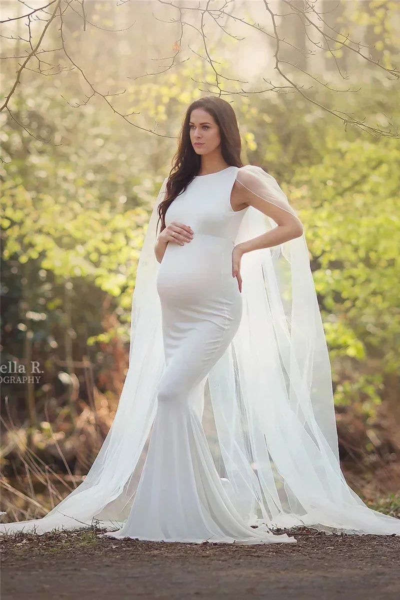 Elegant Maternity Gown Lace Macy Dress Pregnant Women Clothes Photography Pregnancy Dress Maternity Dresses for Photo Shoot