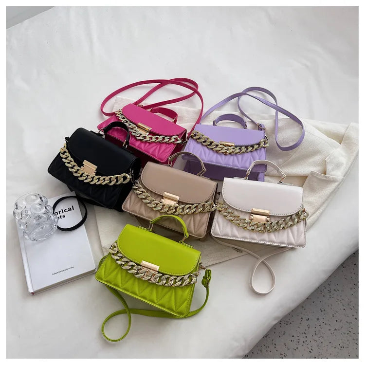 Maxy New Designer Shoulder Bag Fashion Chain Crossbody Bags For Women Brand Ladies Handbags And Purses