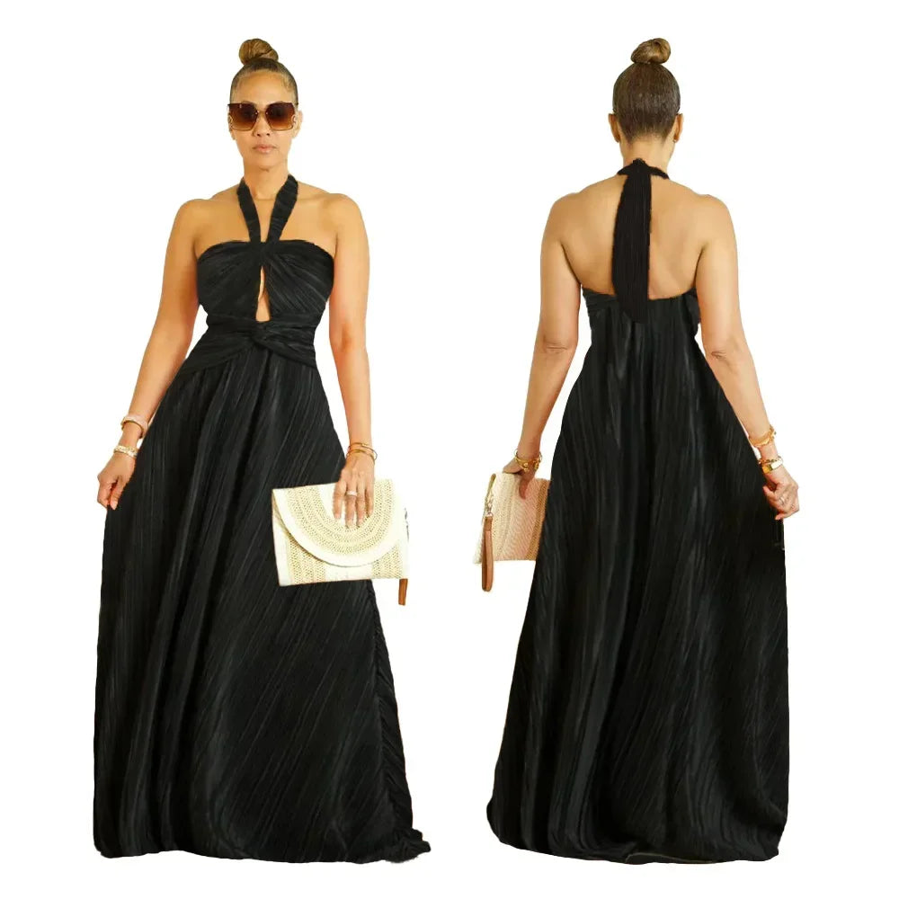 Babs Elegant Dresses For Women Dashiki Summer Autumn Macy Dress Ladies Traditional African Clothing Fairy Long Dress