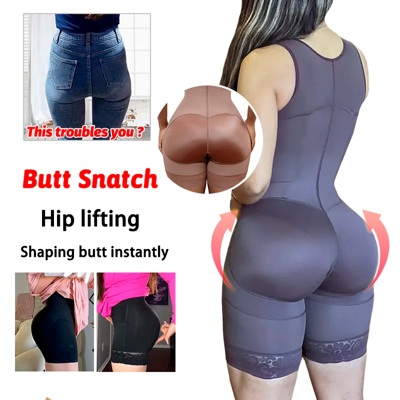 Maxy Slimming Fajas Girdles Colombian Shaper Compression Corset Corrective Sheath Tummy Control Bodysuit Butt Lifter Women Shapewear