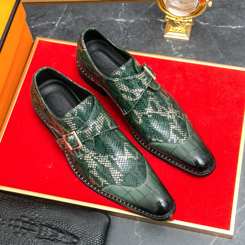 Visco Oxford Dress Fashion Man Business Shoe Handmade Wedding Man Shoe Designer Formal Leather Shoes Luxury Party Prom Formal Shoes