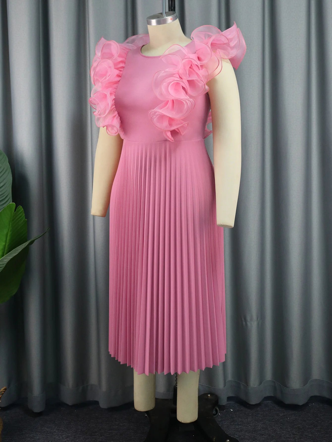 Babs Dresses for Women Party Wear Formal Elegant Macy Pleated Gowns Dress Celebrate Occasion Evening Robes