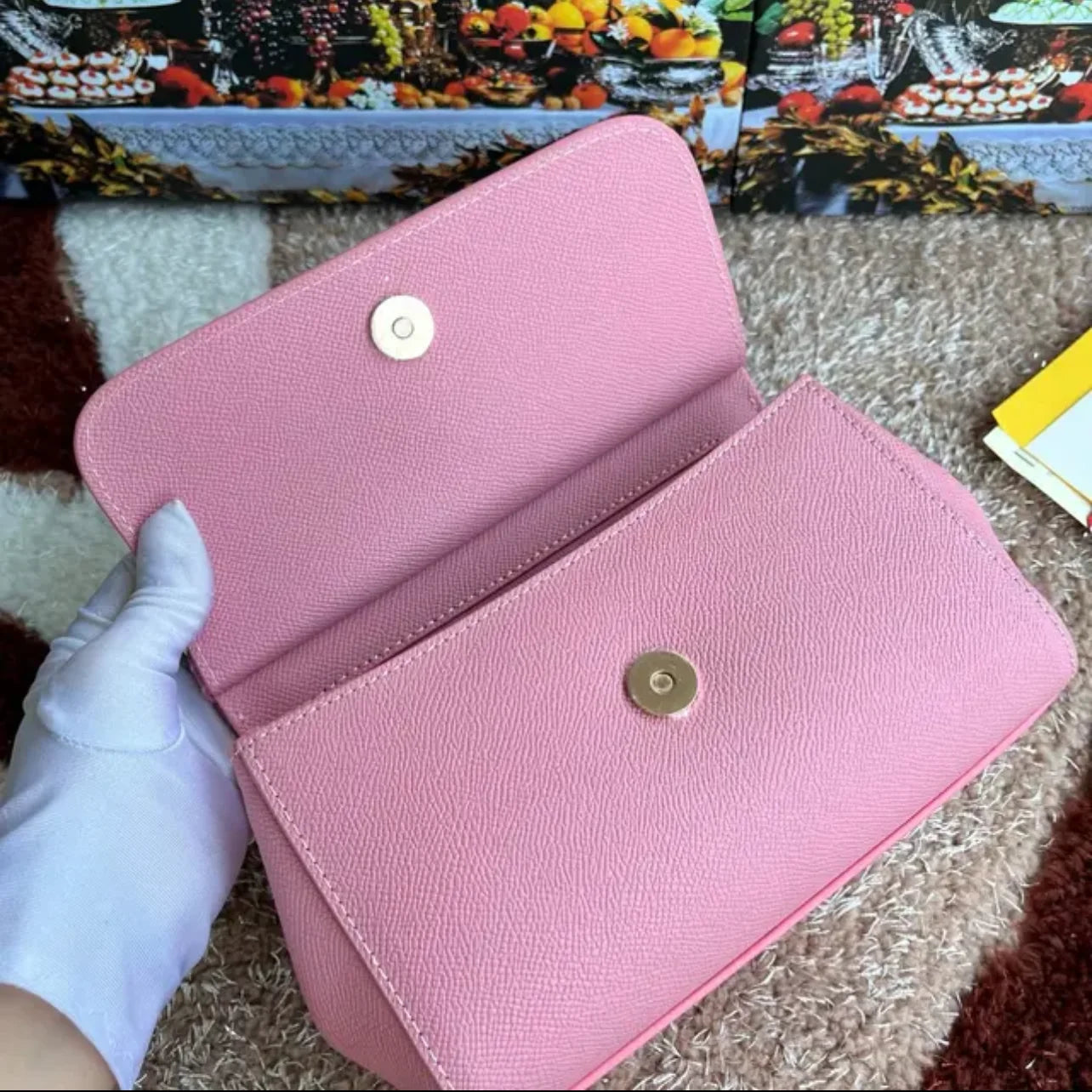 Maxy New Handprint Cowhide Bags For Women Luxury Designer Shoulder Bag Fashion Ladies Handbags