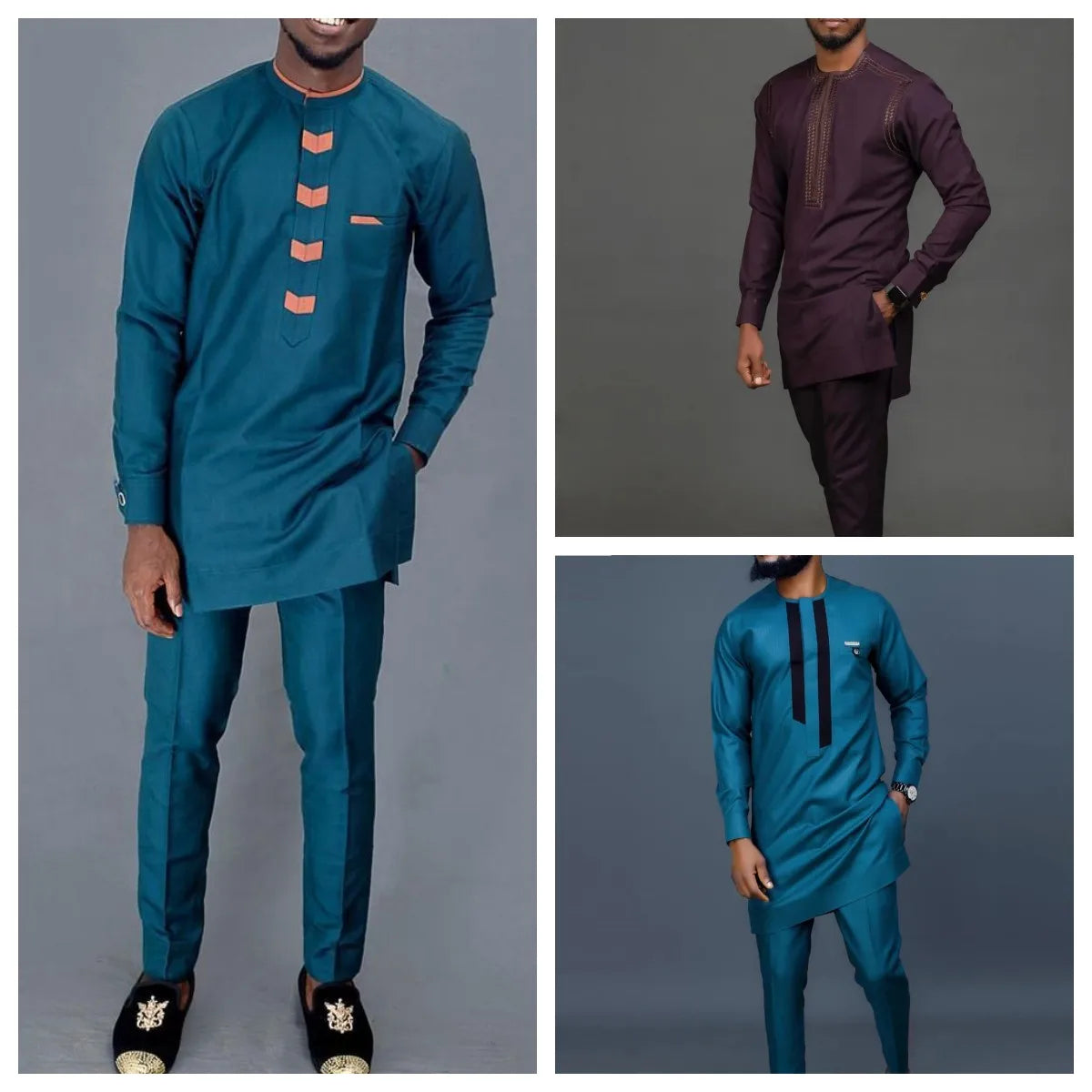 Maxy New 2Pc Luxury African Traditional Men's Clothing Elegant Full Suits Male Pant Sets To Dress Native Outfit Ethnic Dashiki Kaftan