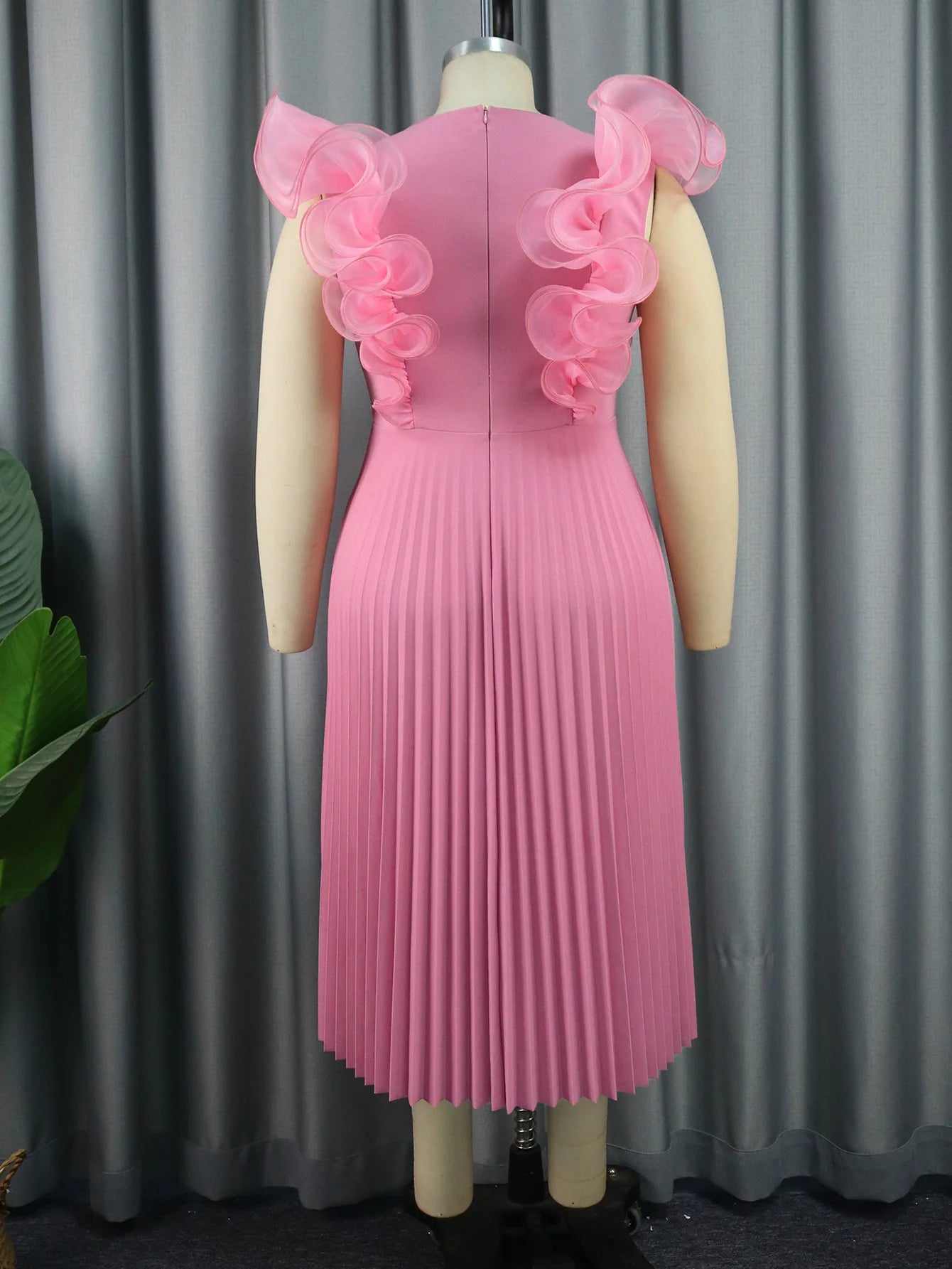 Babs Dresses for Women Party Wear Formal Elegant Macy Pleated Gowns Dress Celebrate Occasion Evening Robes