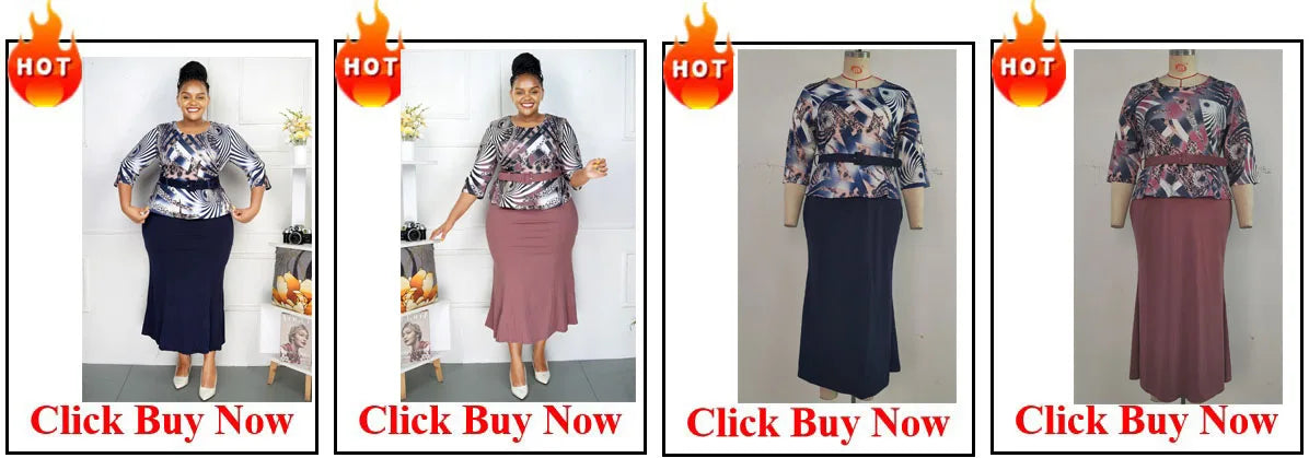 Gacy Print African Dresses for Women Turkey Office Ladies Wears Summer Party Gown Africa Clothing Nigerian Dress