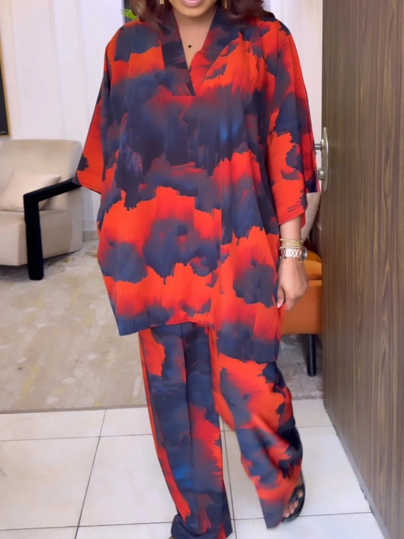 Maxy 2 Piece Women Sets New Arrival Plus Size Spring Autumn Matching Sets Top And Pants Suits Outfits Oversized Clothing
