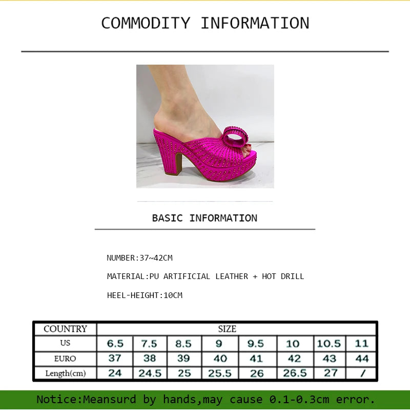 Momsey 2024 American Green Color Women's Party High Heel Shoes Full Diamond Design Fashion Summer Sandals Wedding Ladies Shoes