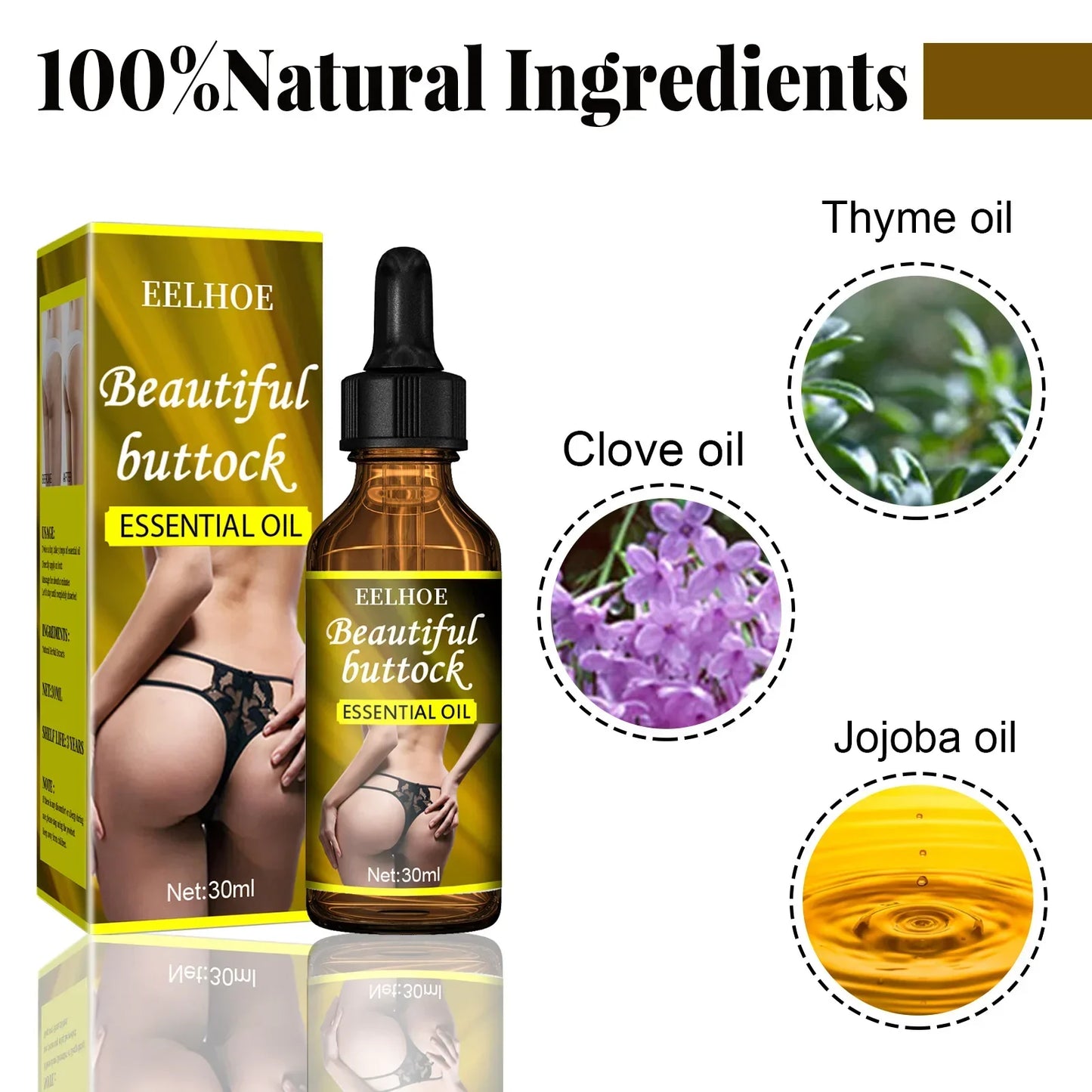 Maxy Hip Buttock Essential Oils Fast Growth Butt Enhancer Breast Enlargement Body Sexy Care For Women Hip Lift Butt Enhancement Cream