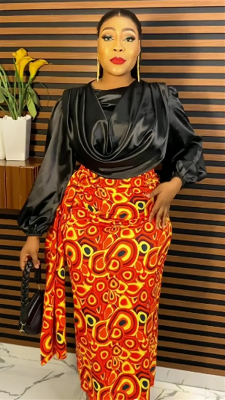 Maxy Plus Size African Elegant Party Dresses for Women 2024 New Fashion Chiffon Maxy Long Dress Kaftan Muslim Gown Ladies Clothing