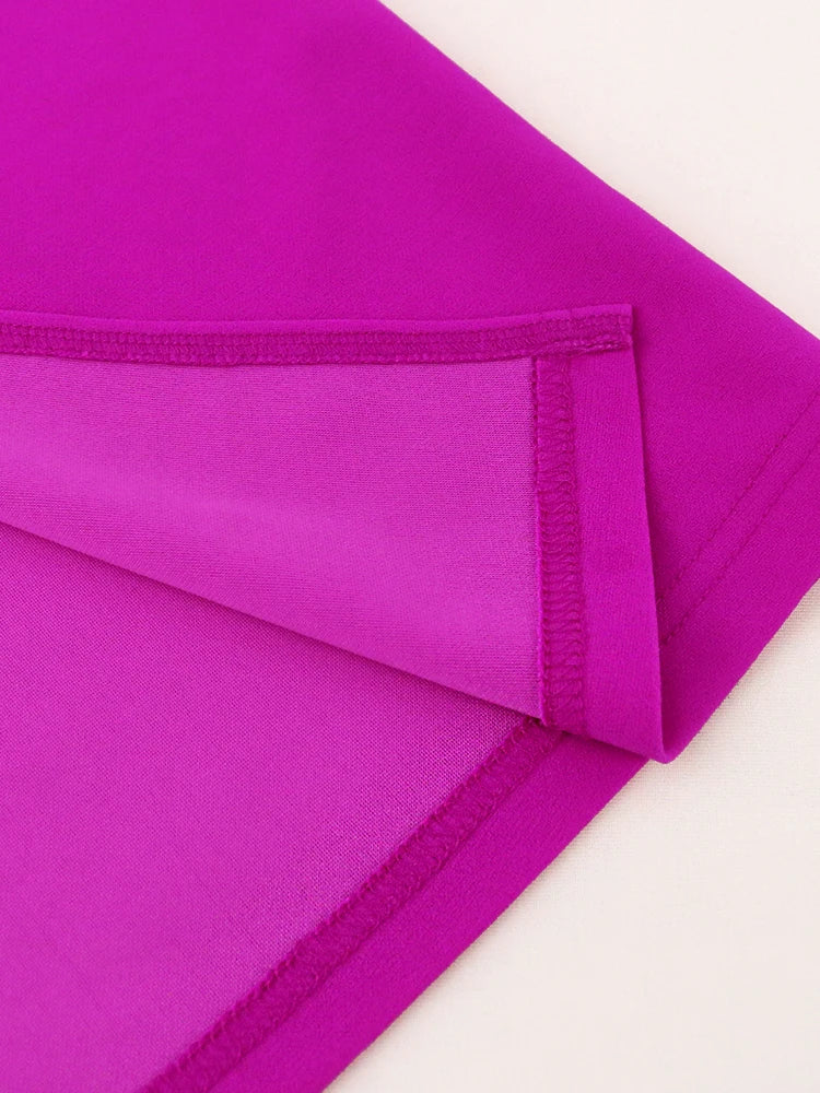 Babs Off Shoulder Dresses Fuchsia Women Sleeveless Sexy Bodycon Midi Dress Evening Cocktail Party Outfits for Ladies Summer Gowns 4XL