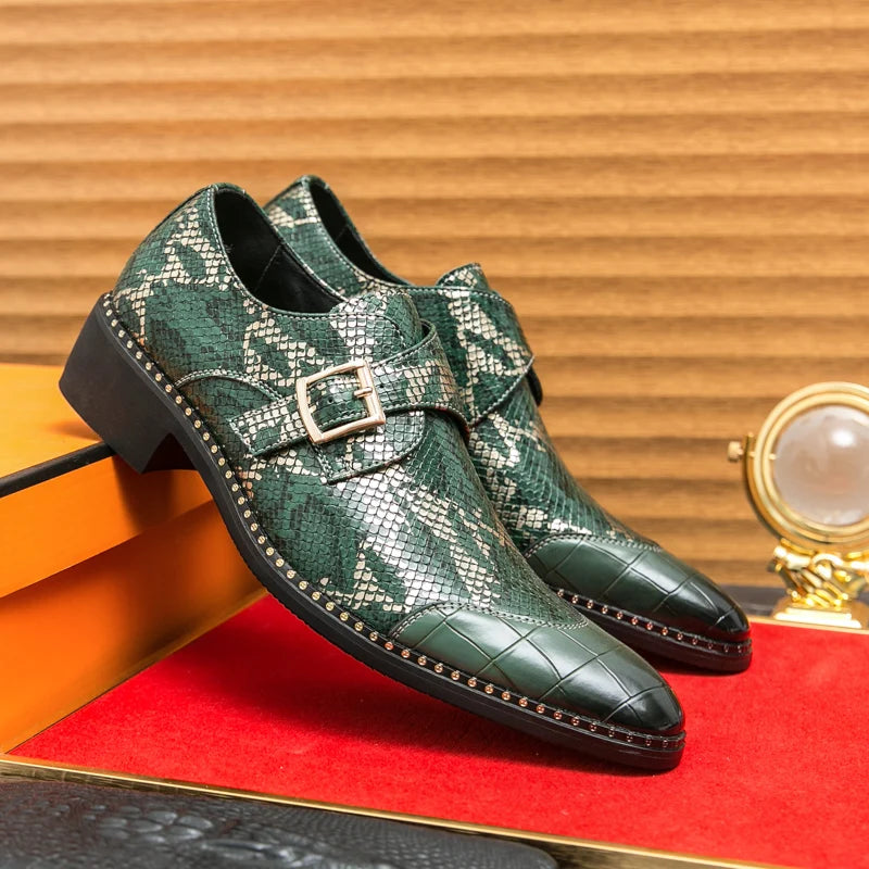 Visco Oxford Dress Fashion Man Business Shoe Handmade Wedding Man Shoe Designer Formal Leather Shoes Luxury Party Prom Formal Shoes