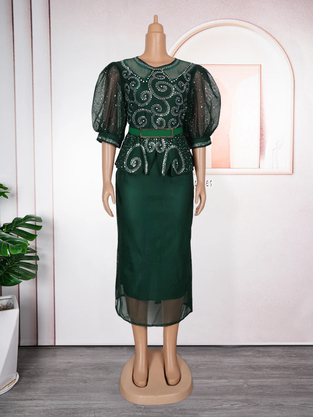 Maxy Plus Size African Party Dresses for Women New Fashion Dashiki Ankara Wedding Evening Gown Elegant Turkey Muslim Maxy Dress