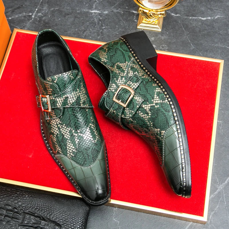 Visco Oxford Dress Fashion Man Business Shoe Handmade Wedding Man Shoe Designer Formal Leather Shoes Luxury Party Prom Formal Shoes