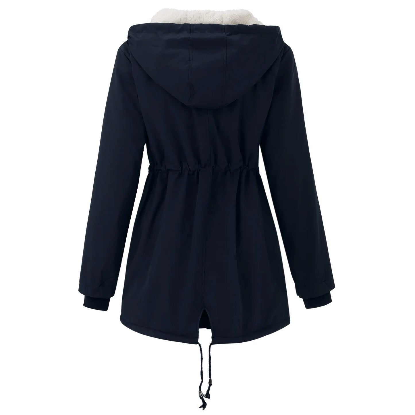 Women Long Jacket Parka Female Cotton Hooded Overcoat Loose Outerwears Thick Warm Windproof Casual Autumn Winter Clothing