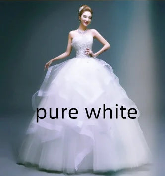 Maxy Customized Formal Evening Dresses Ball Gown Elegant Blue White Strapless Sleeveless Priness Evening Dresses for party New Design