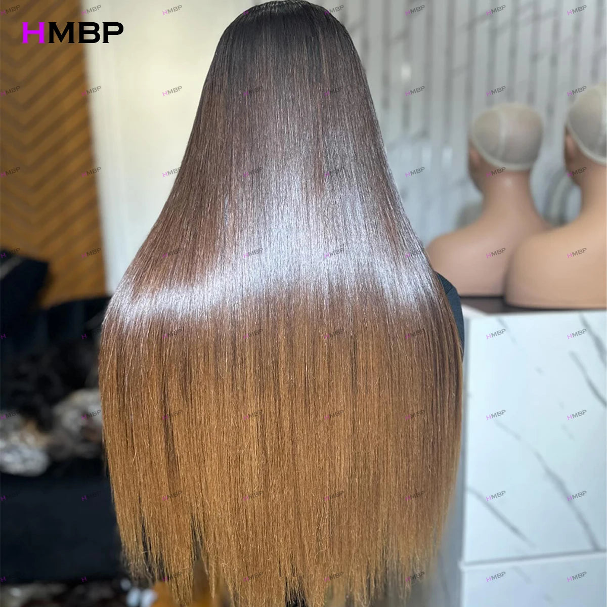 Maxy Ombre 1b/30 color Straight Glueless Lace Frontal Wigs Ready To Go 360/13×6 HD Lace Frontal Wigs Brazilian Hair Wig For Women