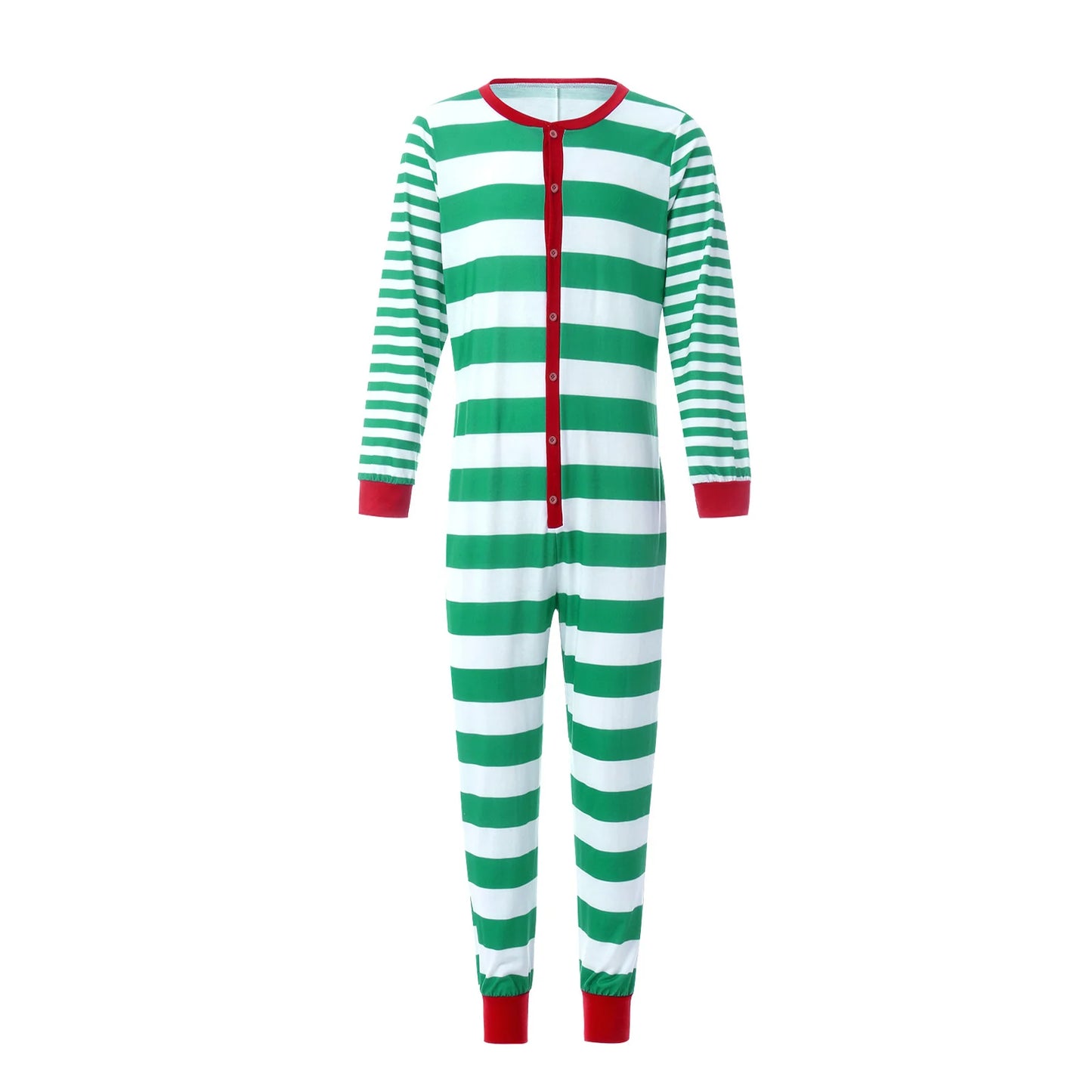 Max Christmas Family Matching Pajamas Set Striped Romper Jumpsuit Pajamas Mother Father Daughter Son Nightwear Sleepwear Look