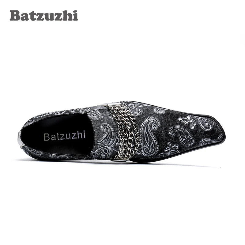 Maxy Italian Type Men Shoes Handmade Zapatos Hombre Formal Leather Dress Shoes for Men Party and Wedding Business Shoes, 46