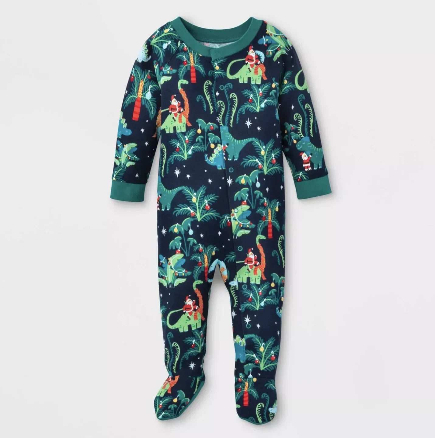 Maxy 2024 New Family Christmas Pajamas Set Mom Dad Kids Baby Dog Matching Outfits Dinosaur Print Soft Warm Sleepwear Xams Family Look