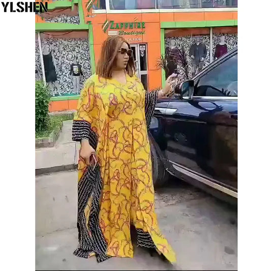 Maxy Two Piece Set Women Clothes African Dresses Party Dashiki Summer Long Dress Sets Pants Suits 2 Piece Outfits Plus Size
