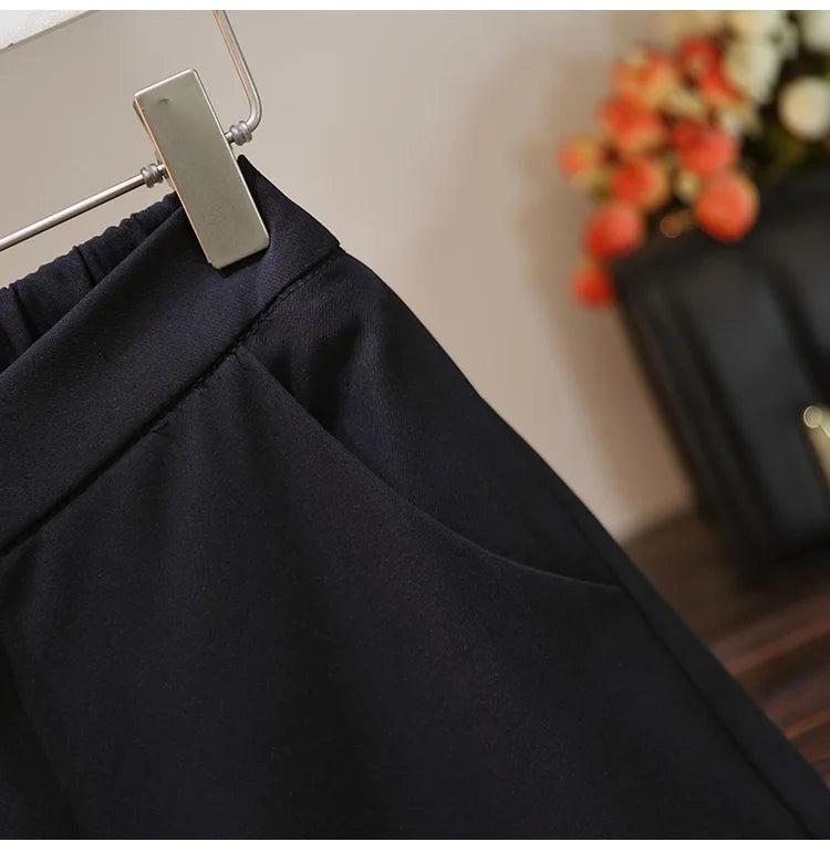 Maxy Women Blazer 2 Piece Suit Mini Dress Top And Shot Pant Two Piece Set Matching Outfit Female Fashion Casual Clothes Plus Size 5XL