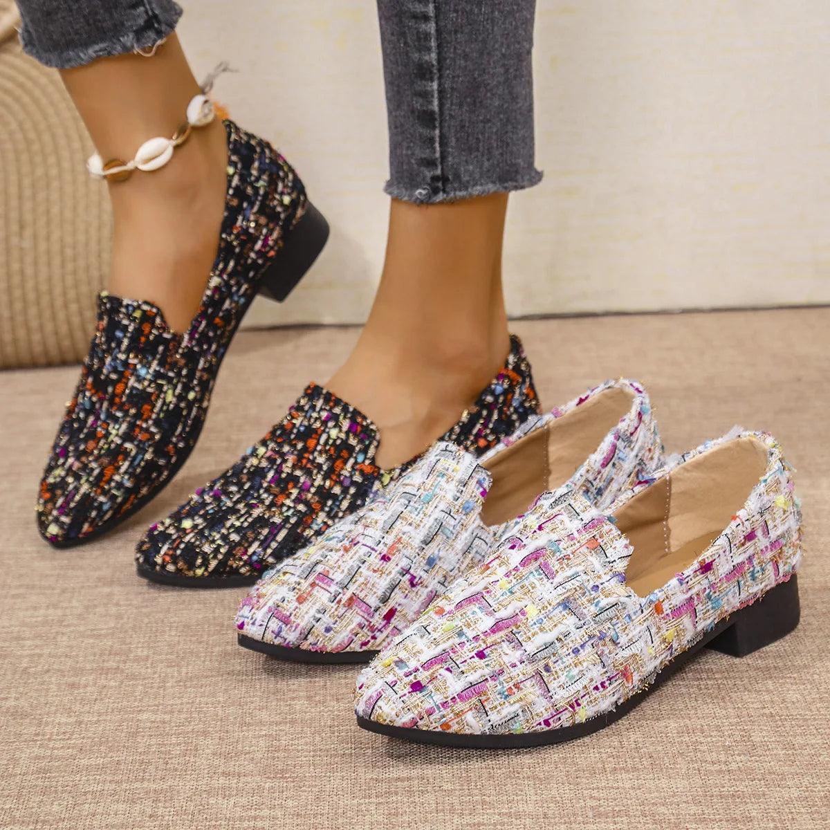 Maxy New Fashion Comfortable Elegant Pumps Casual Women Shoes with Thick Heel and Pointed Toe Designer Shoes Women Mary Jane Shoes