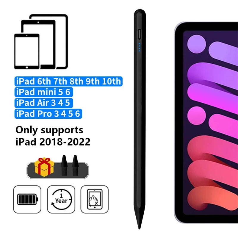 Maxy Apple Pencil Palm Rejection Power Display Ipad Pencil Pen For iPad Accessories 2022 2021 2020 2019 2018 Pro Air Mini Stylus